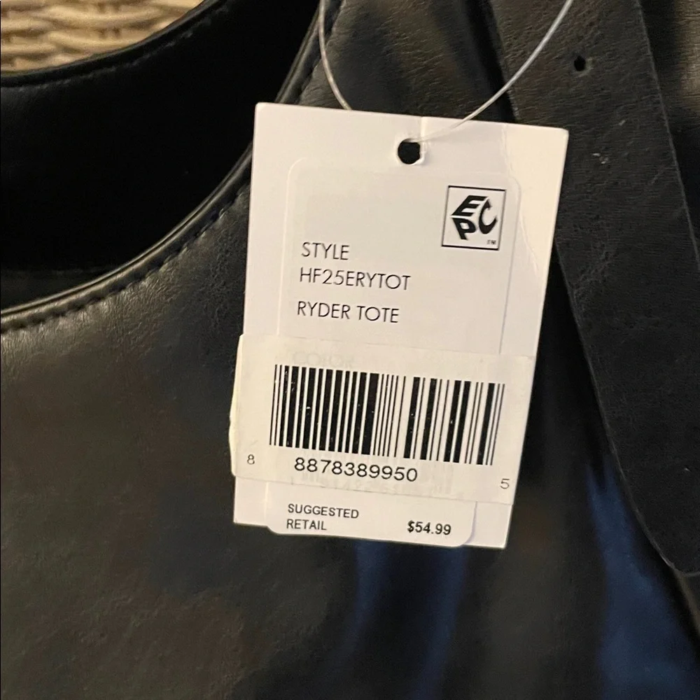 Rebecca Minkoff Black Faux Leather Ryder Tote Bag - Picture 5 of 10